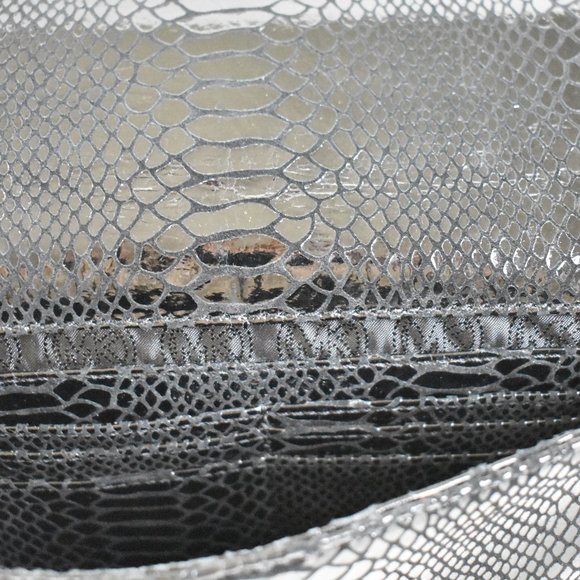 Michael Kors Python-Embossed Clutch Bag - Picture 4 of 6